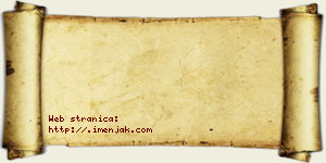 Jana Ćeramilac vizit kartica